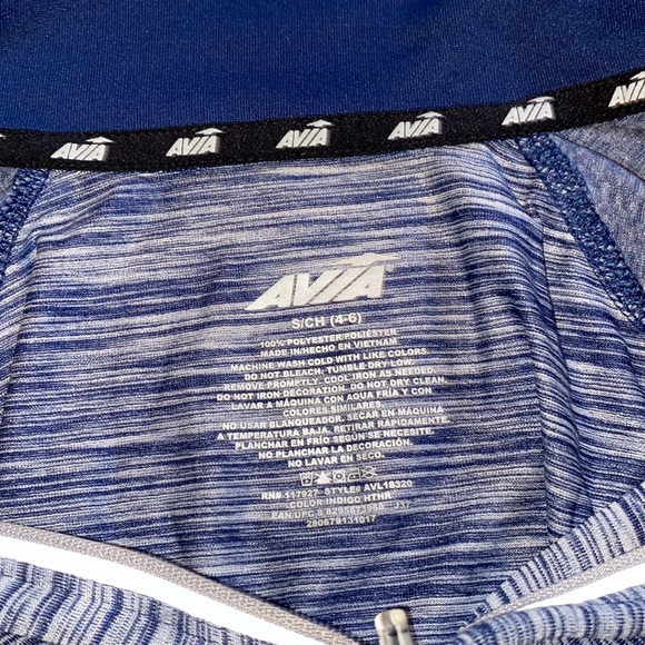 Blue and grey 1/4 zip - Picture 4 of 4